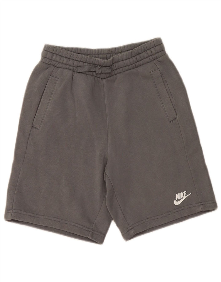 Pantaloncini sportivi NIKE da bambino 10-11 anni in cotone grigio medio