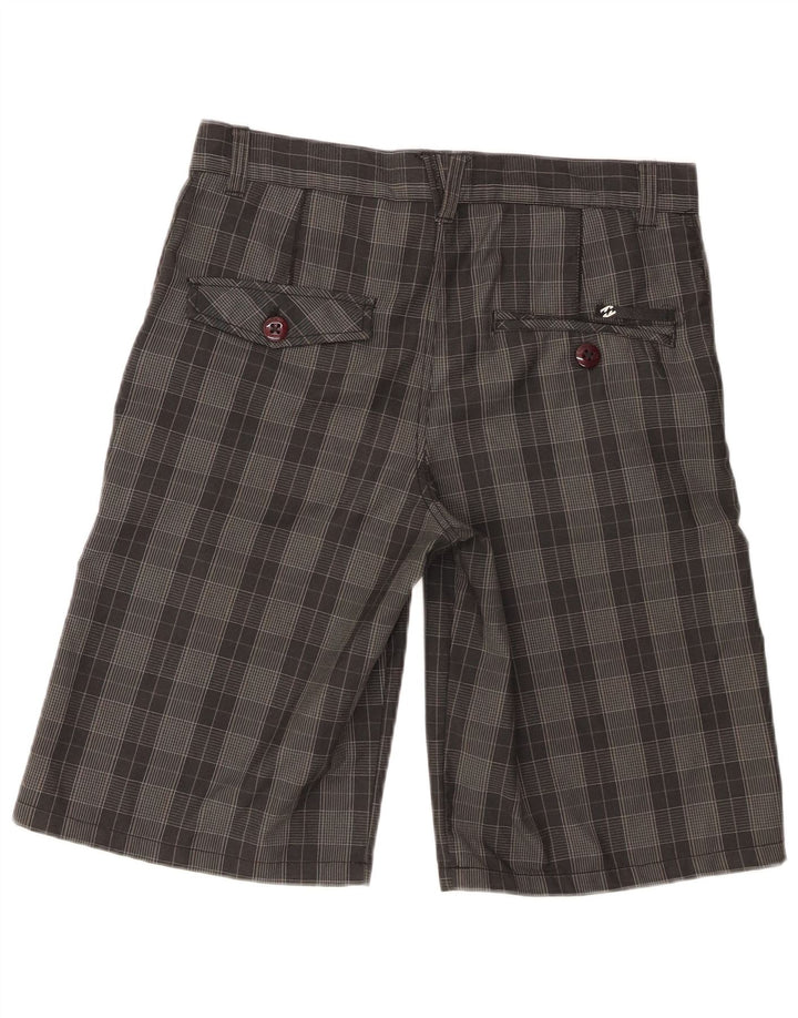 Pantaloncini chino da ragazzo Billabong 15-16 anni W32 Poliestere a quadri grigi
