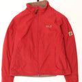 Giacca a vento da donna Jack Wolfskin UK 18/20 XL poliestere rosso