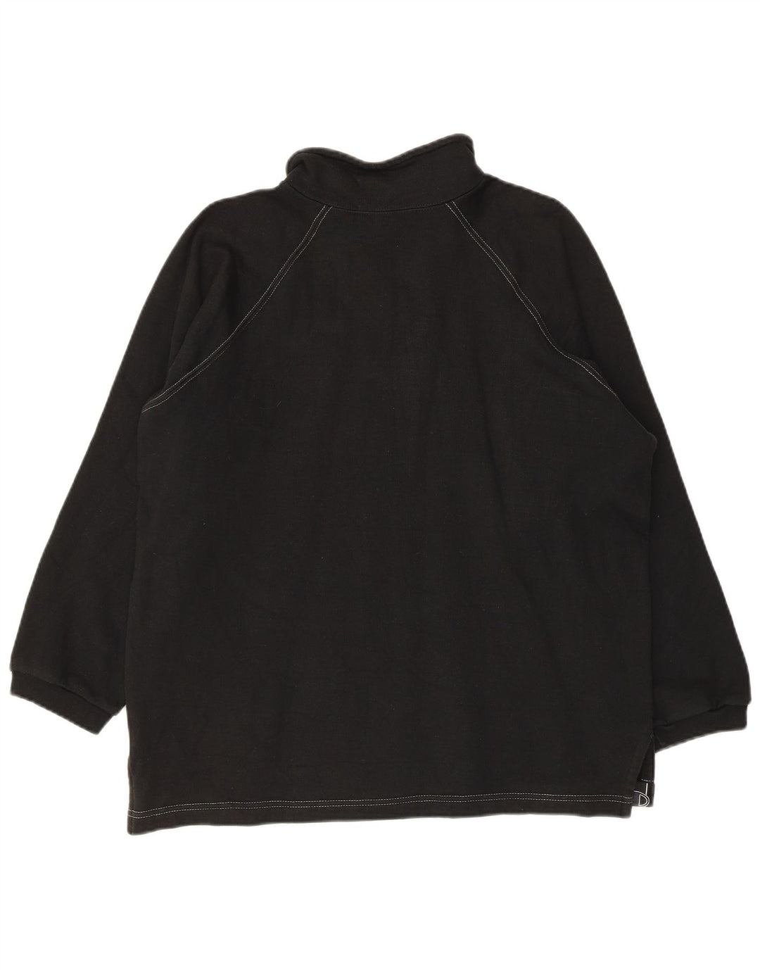 Felpa Champion da uomo con grafica con zip e collo, maglione, cotone nero medio