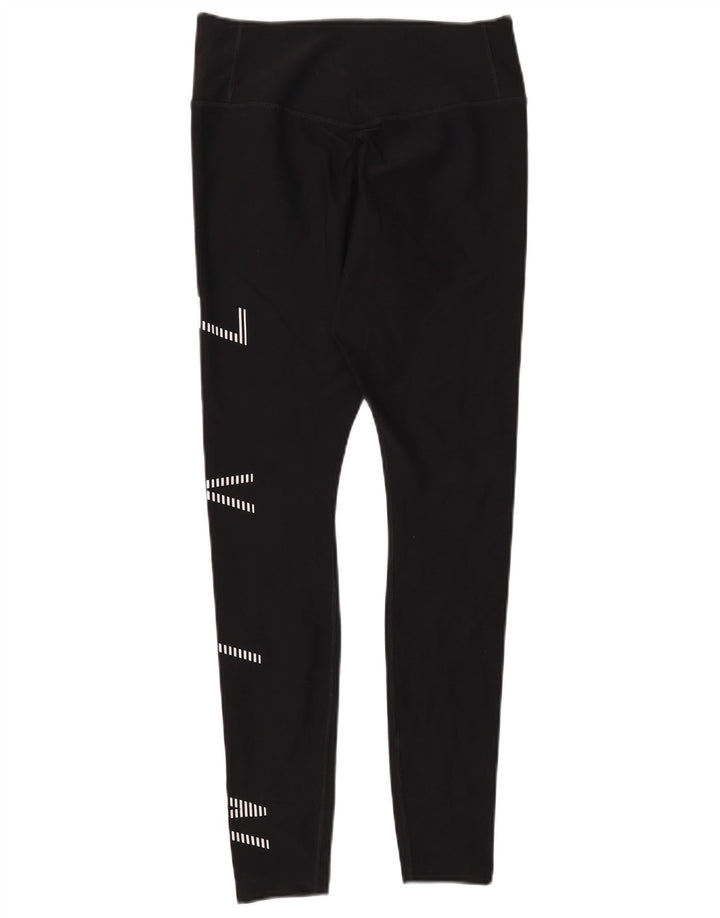 Leggings grafici Nike Dri Fit da donna UK 12 medio nero