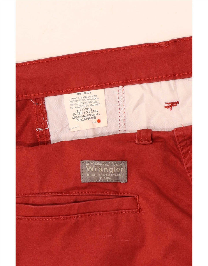 Pantaloncini cargo da uomo Wrangler W38 XL in cotone rosso