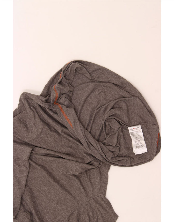 JACK & JONES Mens Graphic T-Shirt Top Large Grey Polyester Vintage Jack & Jones and Second-Hand Jack & Jones from Messina Hembry 