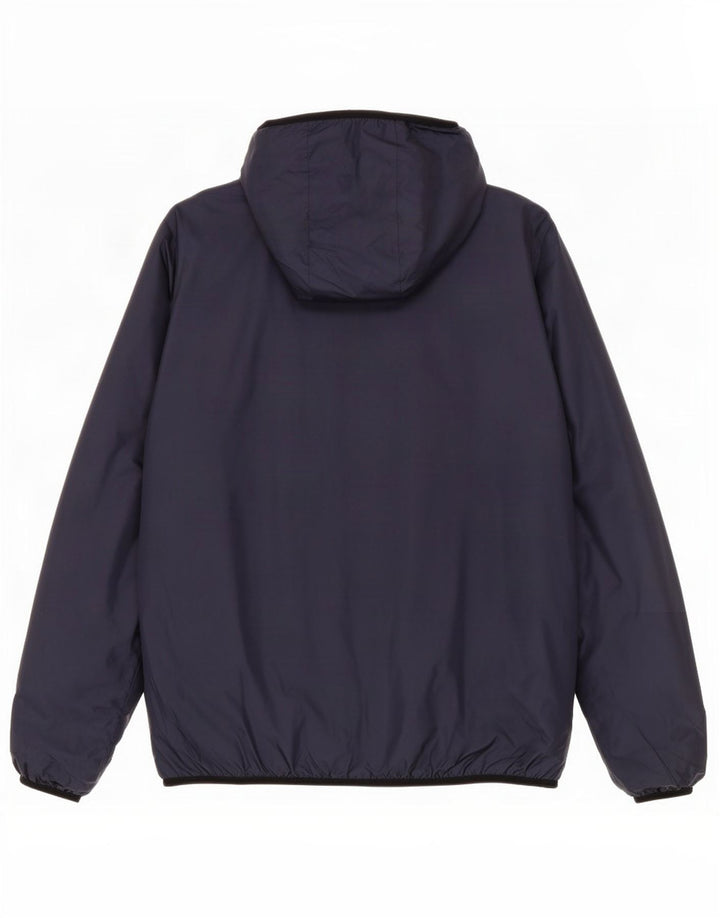Giacca a vento con cappuccio da uomo Mistral UK 38 poliestere medio blu navy