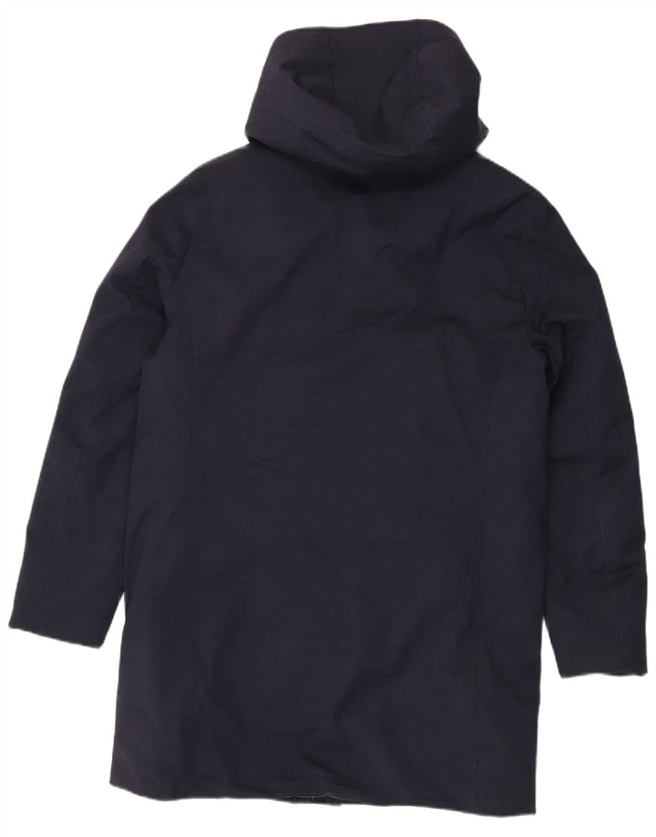 Cappotto imbottito con cappuccio da uomo Gutteridge IT 48 poliestere medio blu navy