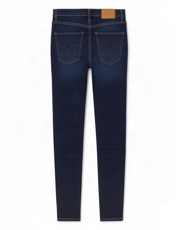 Jeans Levi's Mile High Super Skinny da donna W24 L28 in cotone blu