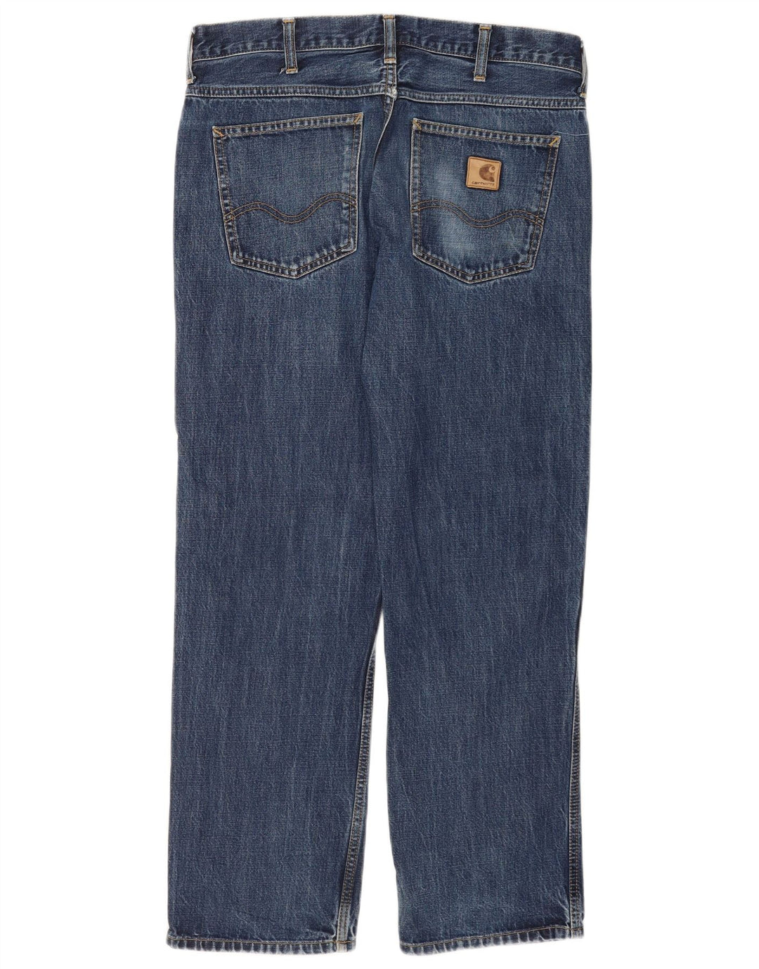 Jeans dritti da uomo Carhartt W31 L32 cotone blu