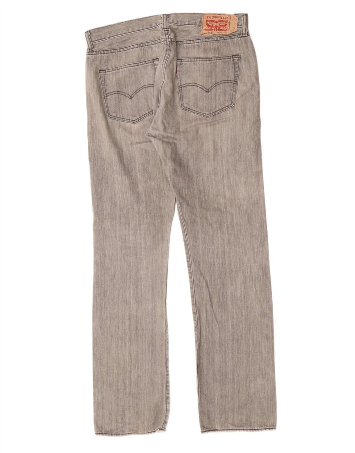 Levi's Uomo 501 Jeans dritti W34 L34 Cotone grigio