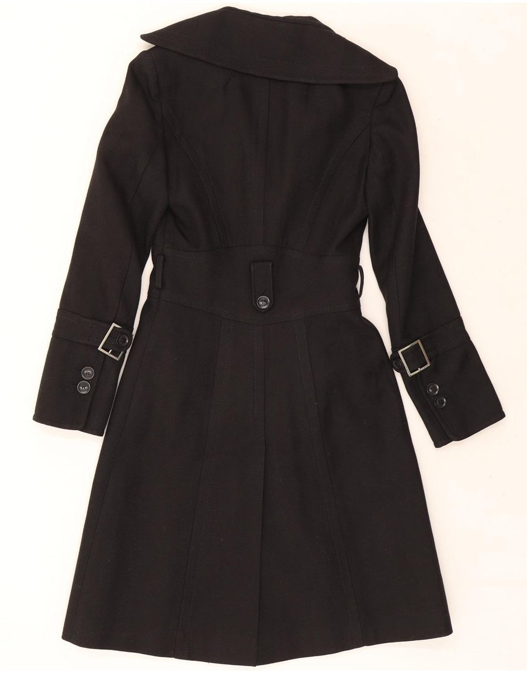 Soprabito da donna Karen Millen UK 8 piccolo in lana nera