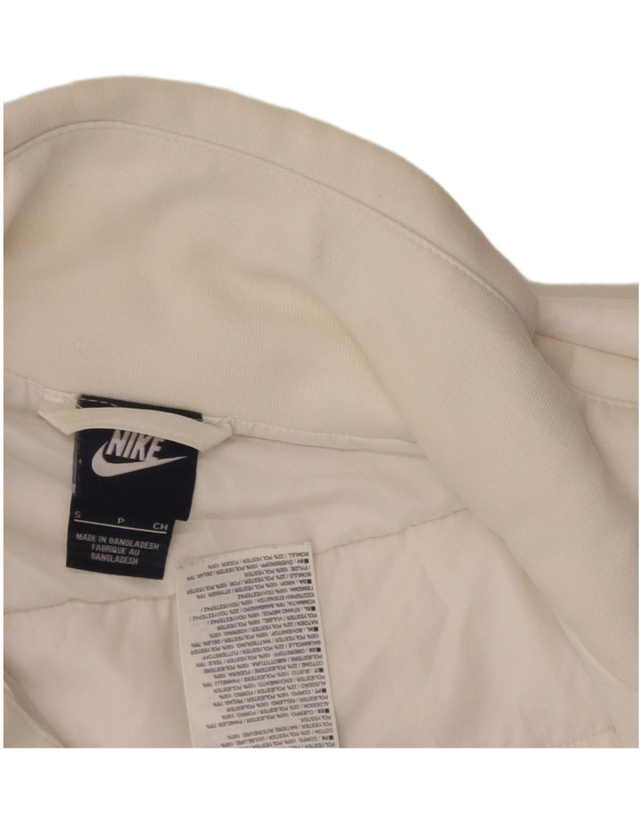 NIKE Womens Padded Jacket UK 10 Small White Polyester