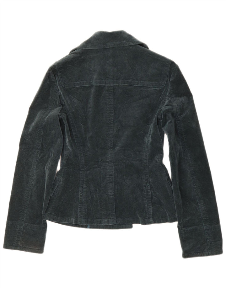 Giacca blazer doppiopetto da donna Jigsaw EU 32 2XS cotone grigio