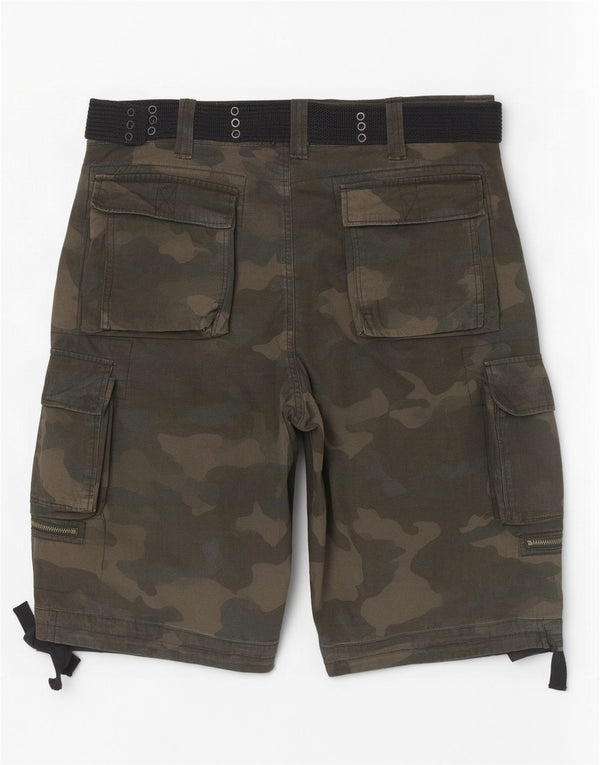 Pantaloncini cargo da uomo Brandit 4XL W44 cotone mimetico verde