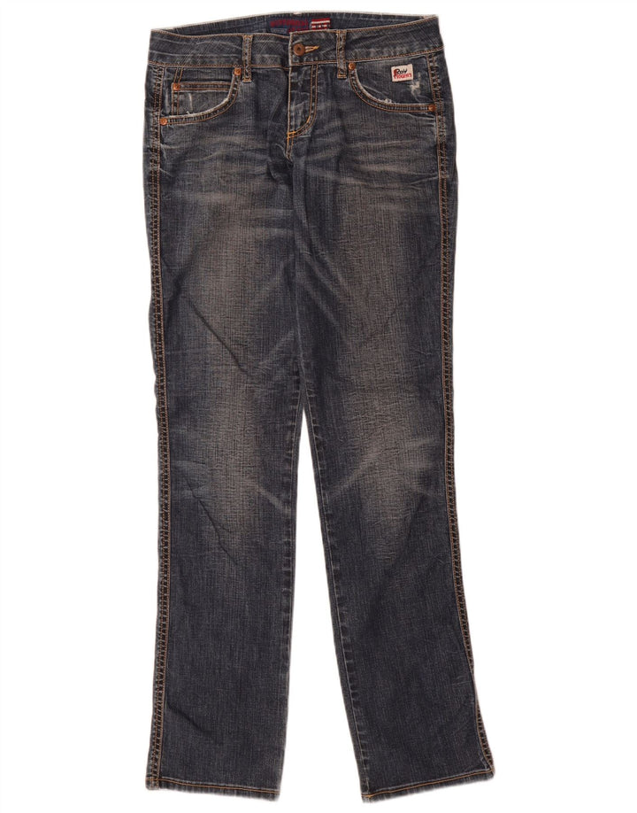 Jeans dritti da donna Roy Rogers W29 L34 cotone blu