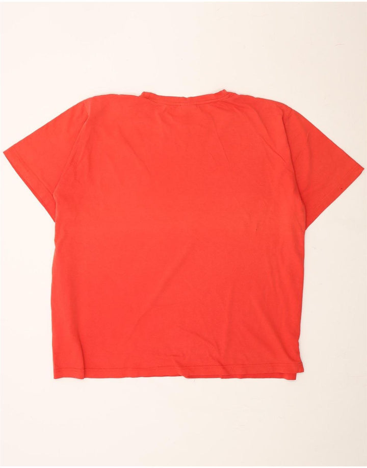 CARLO COLUCCI Mens T-Shirt Top 3XL Red Cotton Vintage Carlo Colucci and Second-Hand Carlo Colucci from Messina Hembry 