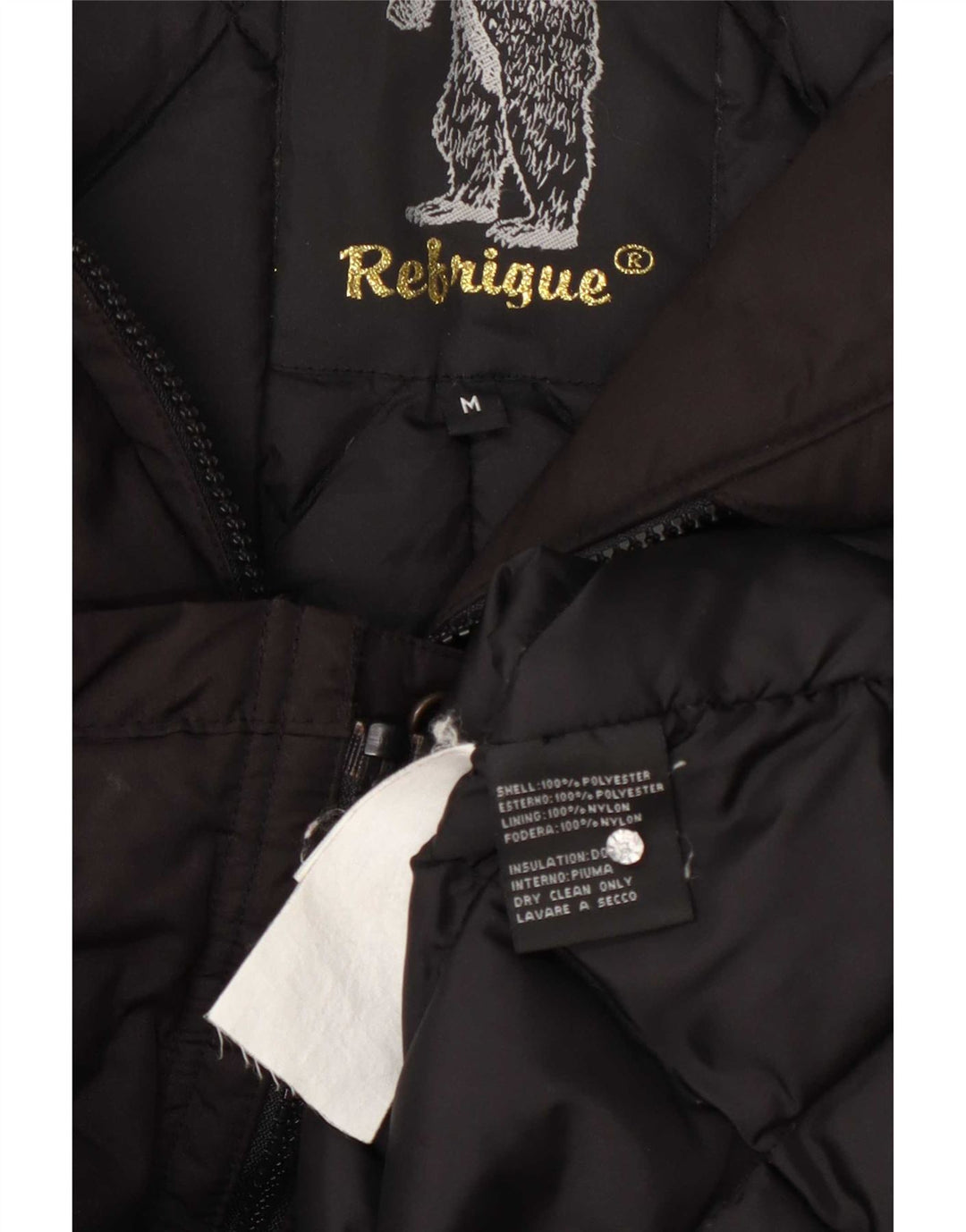 Giacca Parka con cappuccio da donna Refrigue UK 12 Poliestere grigio medio