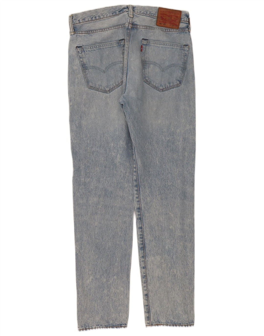 Levi's Uomo 501 CT Jeans dritti invecchiati W32 L32 cotone blu