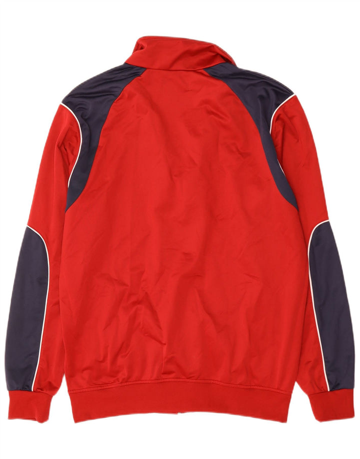 Giacca da tuta da uomo Kappa XL rossa in poliestere color block
