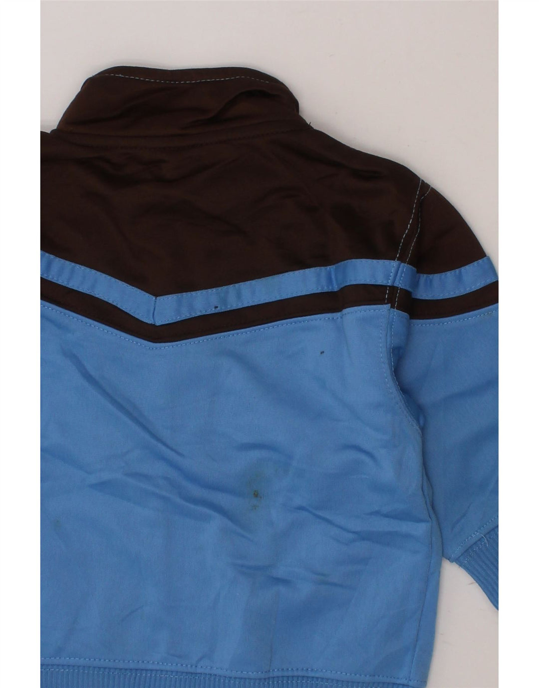 NIKE Baby Boys Tracksuit Top Jacket 9-12 Months Blue Colourblock Polyester Vintage Nike and Second-Hand Nike from Messina Hembry 
