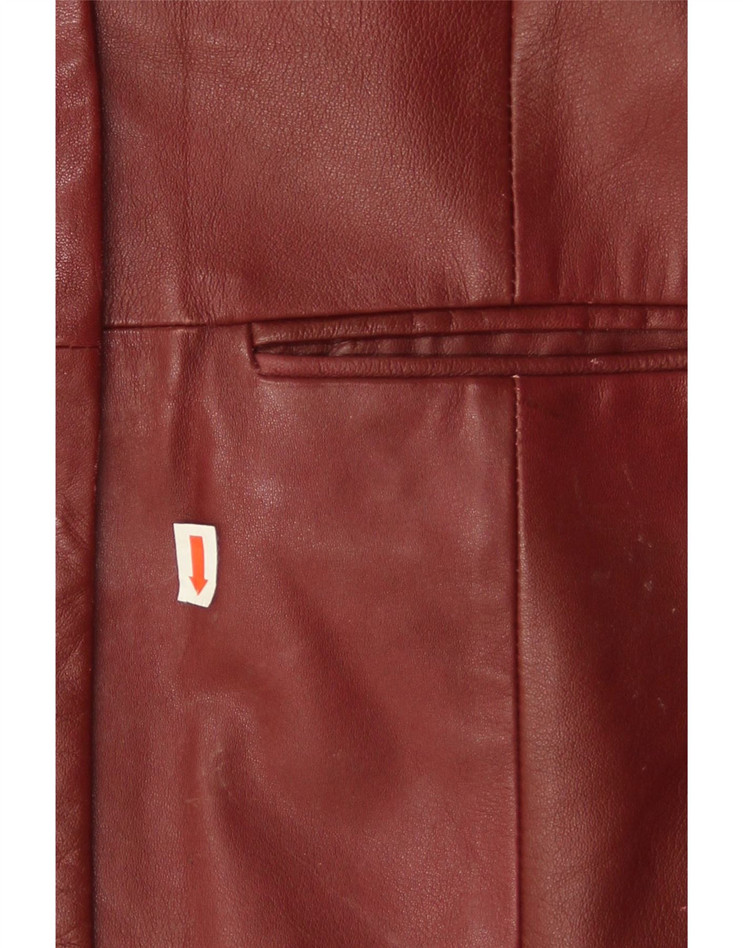 Giacca Blazer in Pelle da Donna a 3 Bottoni Conbipel IT 46 Large in Pelle Bordeaux