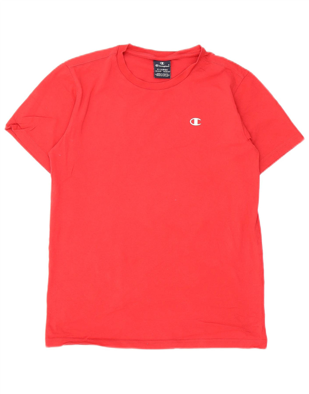 CHAMPION Boys T-Shirt Top 13-14 Years XL Red