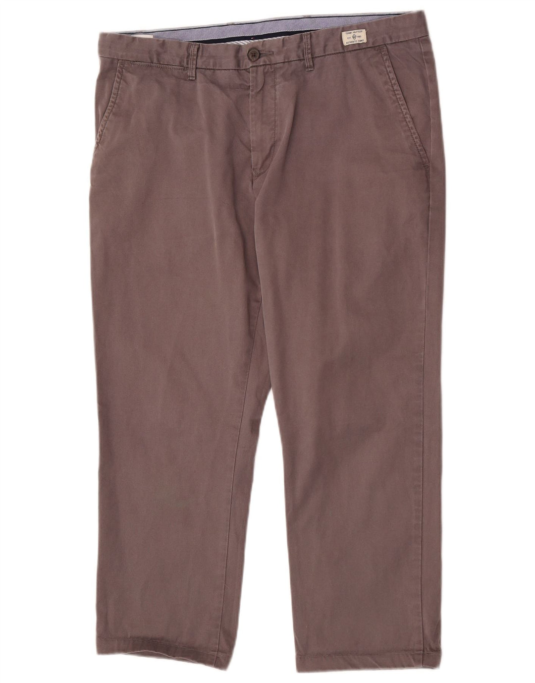 Pantaloni corti da uomo Tommy Hilfiger W36 L25 cotone grigio