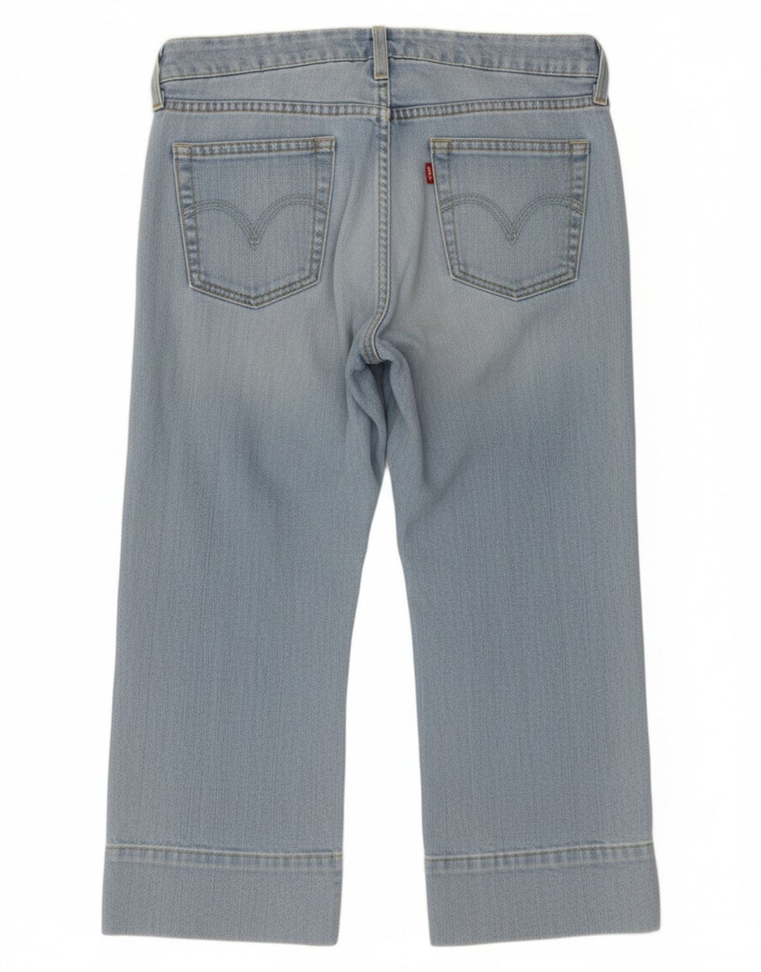 Pantaloncini di jeans Bermuda da donna Levi's US 9 Medium W32 Blu Ramie