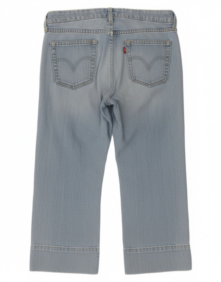 Pantaloncini di jeans Bermuda da donna Levi's US 9 Medium W32 Blu Ramie
