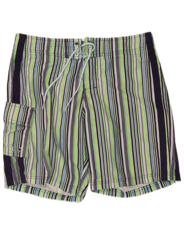 Pantaloncini da bagno da uomo Sundek medi a righe multicolori