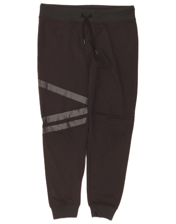 Pantaloni da tuta da donna ZARA Joggers UK 14 Large Black Striped