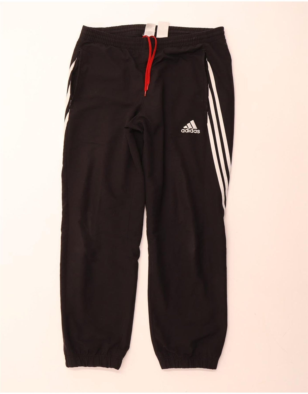 Pantaloni da tuta da uomo Adidas Joggers medio poliestere nero