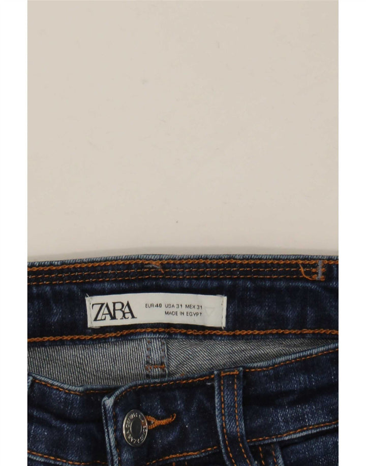 Jeans skinny effetto consumato Zara da uomo EU 40 medio W31 L28 blu