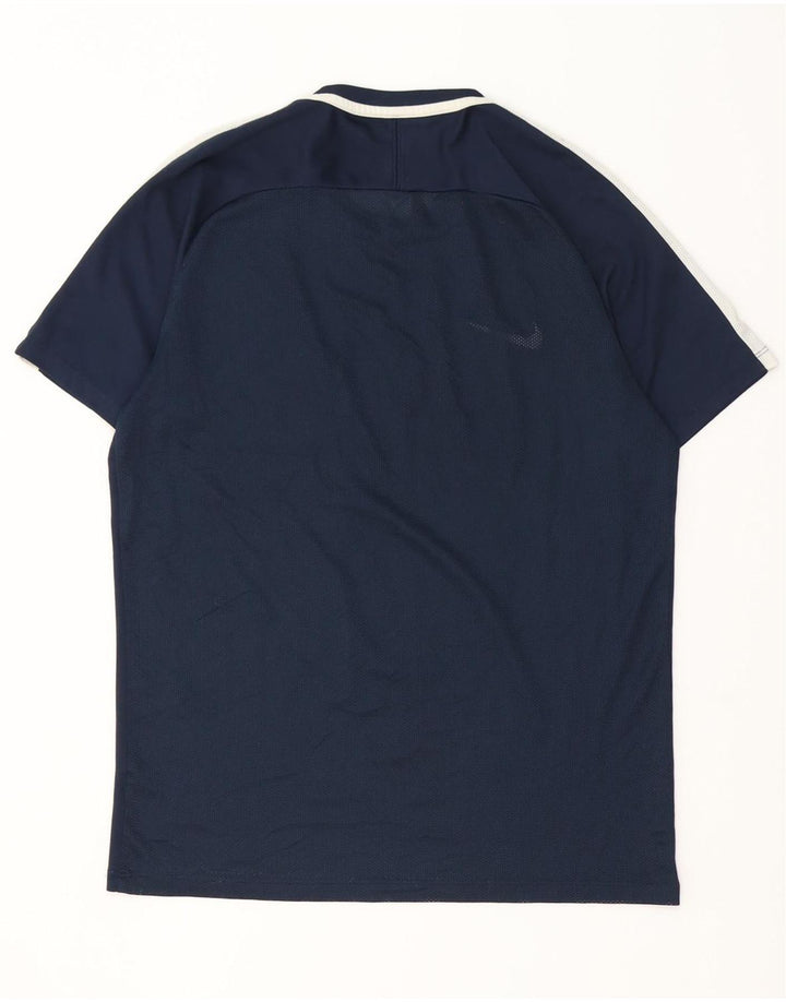 T-shirt Nike Dri Fit da uomo, taglia grande, color block blu navy
