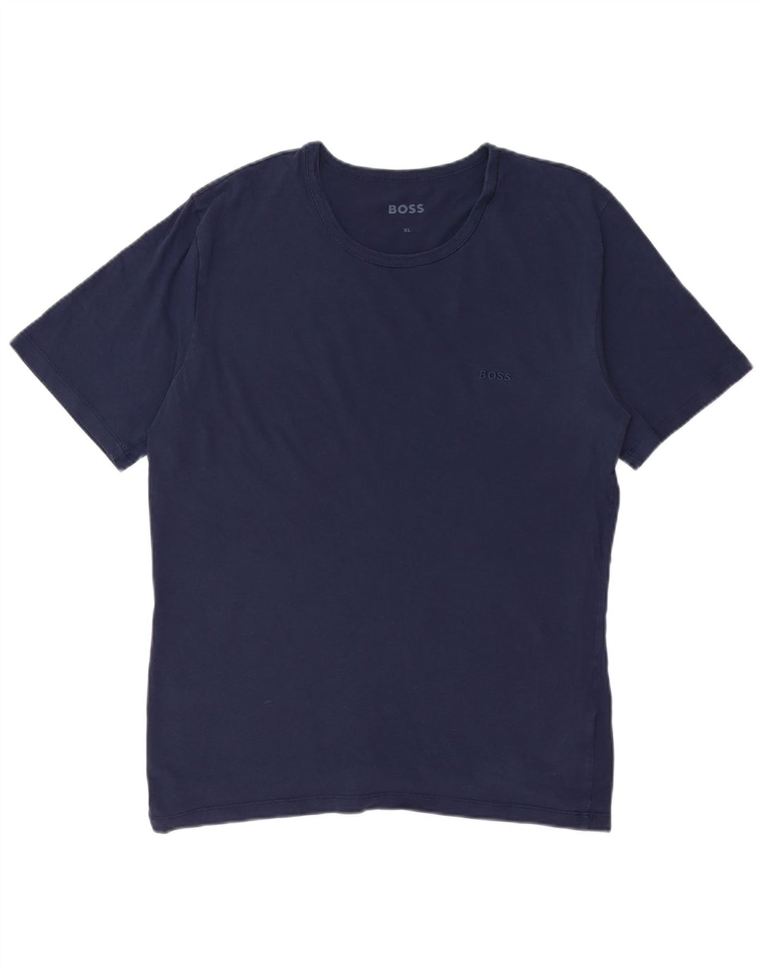 T-shirt da uomo HUGO BOSS Top XL in cotone blu navy