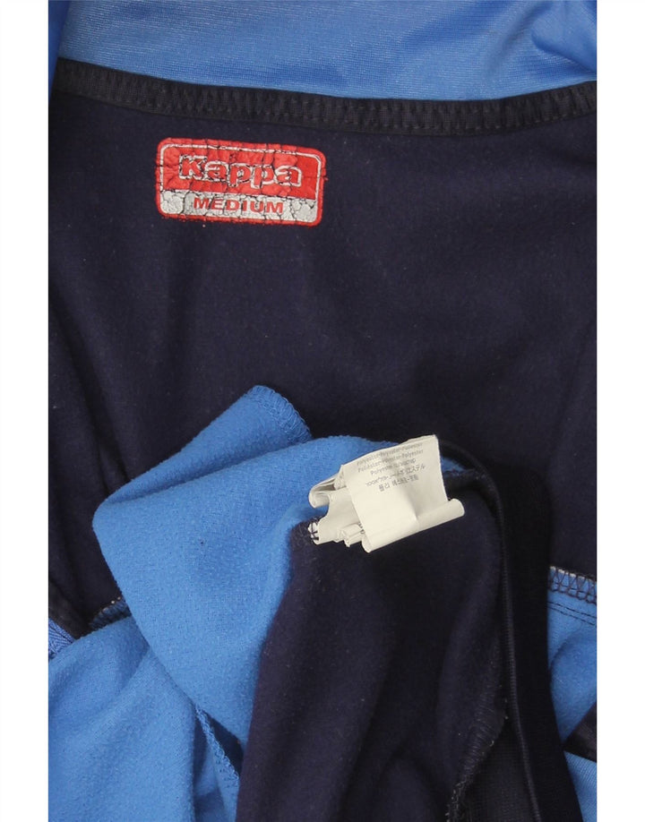 Giacca da tuta da uomo KAPPA in poliestere color block medio blu navy