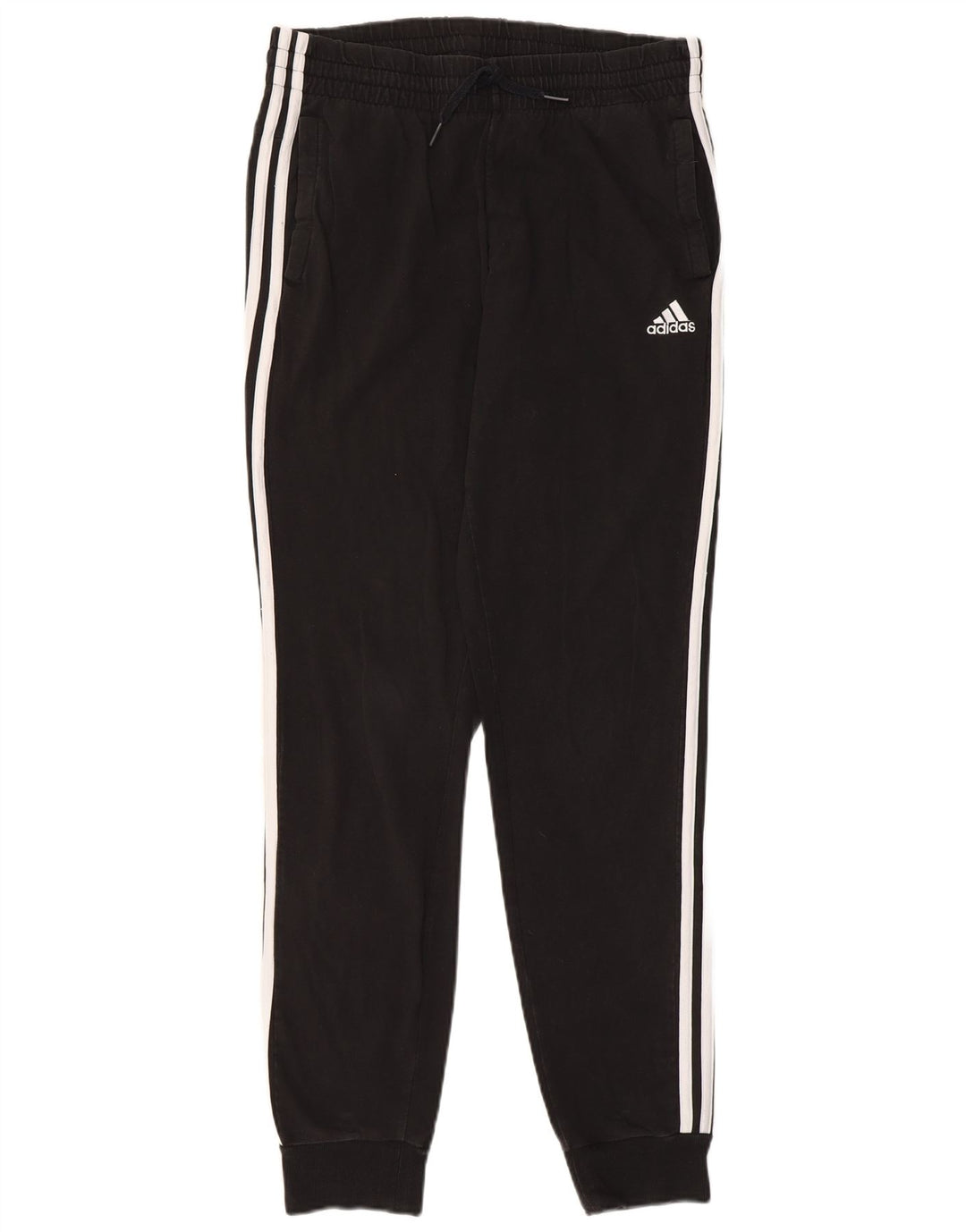 Pantaloni da tuta da donna ADIDAS Joggers UK 12/14 Cotone nero medio