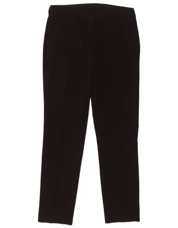 Pantaloni chino slim da donna Zara grandi W30 L28 cotone nero