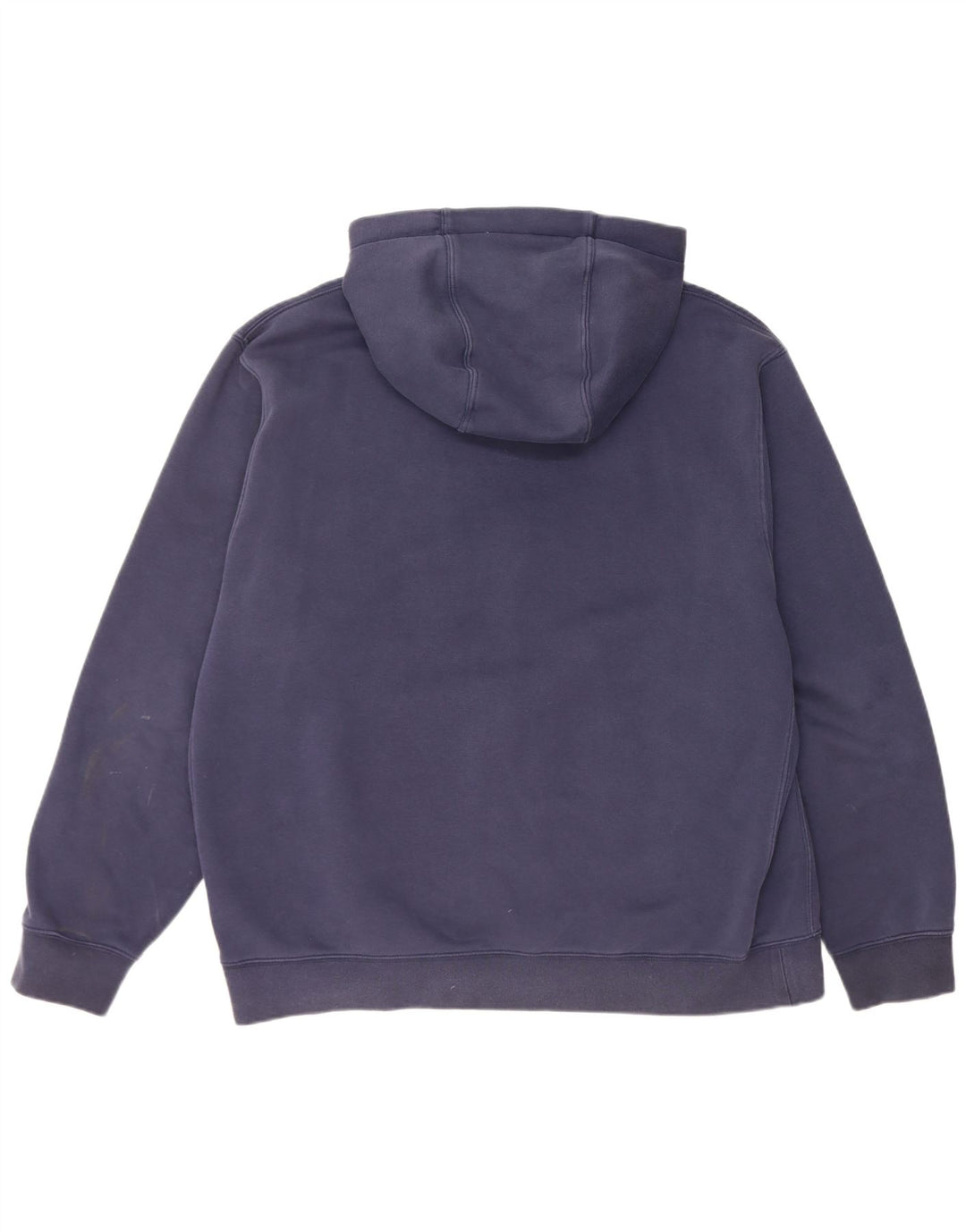 NIKE Mens Hoodie Jumper XL Navy Blue Cotton