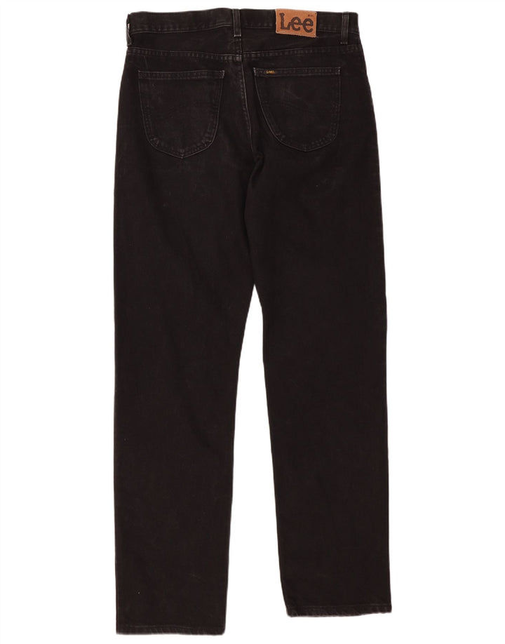 Jeans dritti da uomo LEE W34 L34 cotone nero