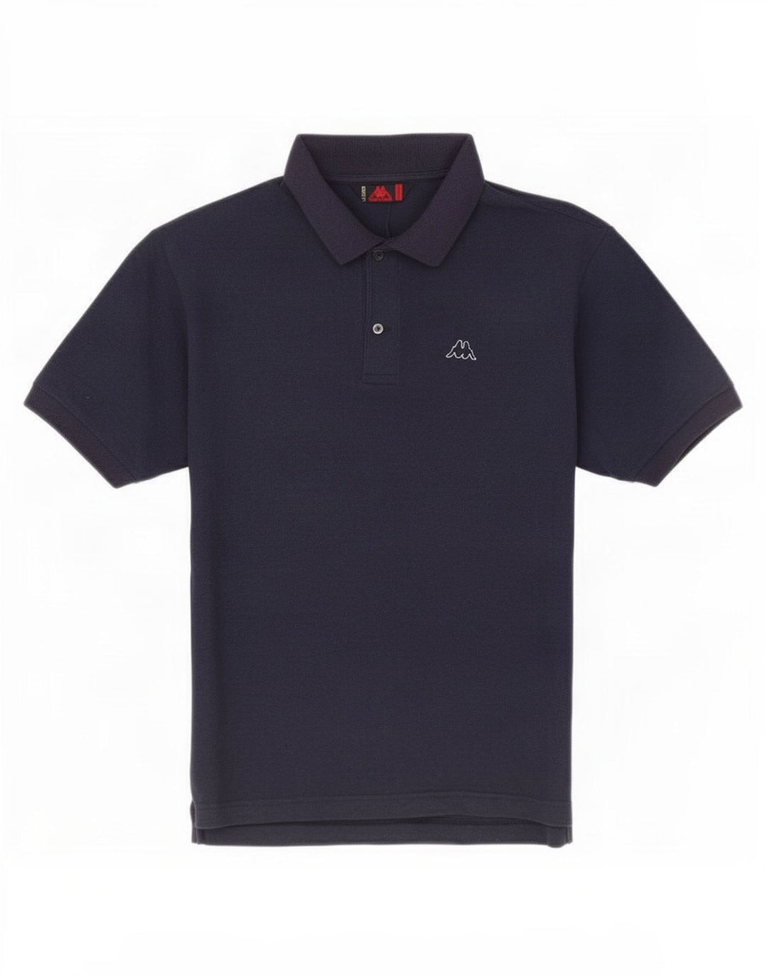 Polo Kappa Uomo Media Cotone Blu Navy