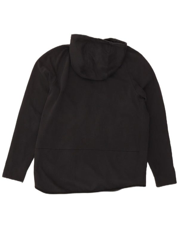 Felpa con cappuccio e zip Nike da uomo XL in cotone nero