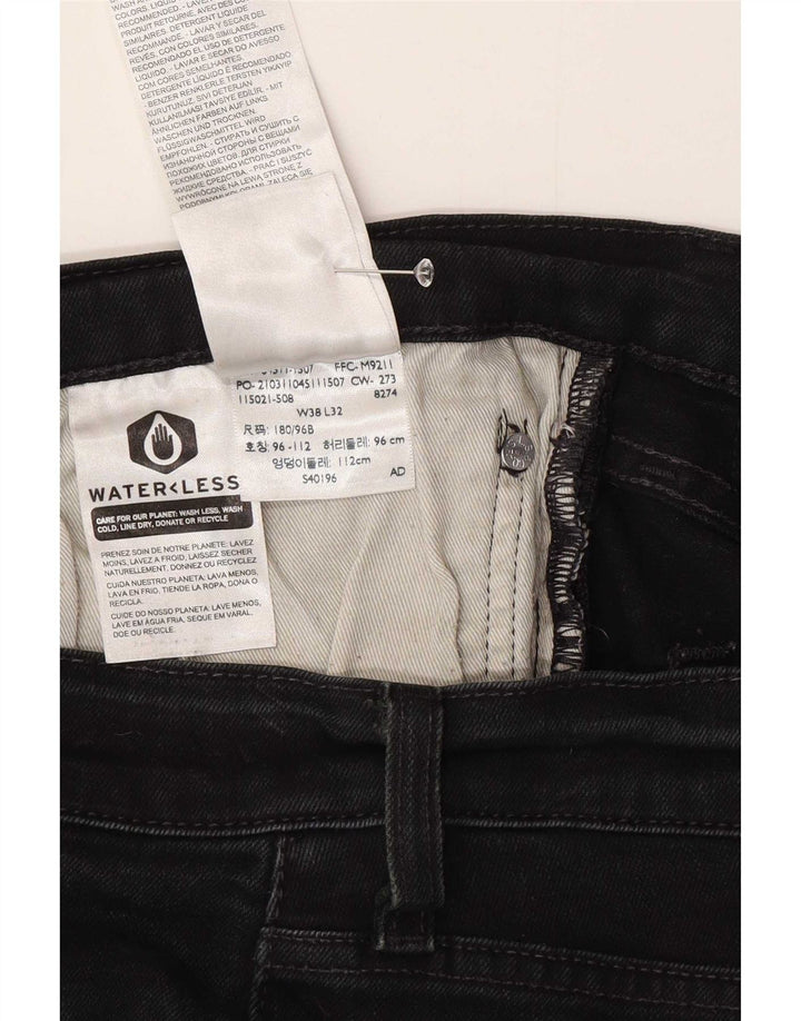 Pantaloncini di jeans Levi's 511 da uomo W38 XL in cotone nero
