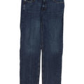 Jeans dritti da uomo Marks & Spencer W36 L33 cotone blu navy