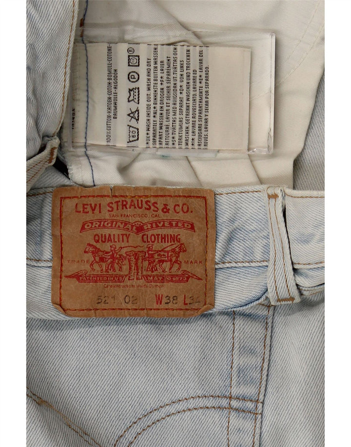 Levi's Uomo 521 Jeans affusolati W38 L29 Cotone blu