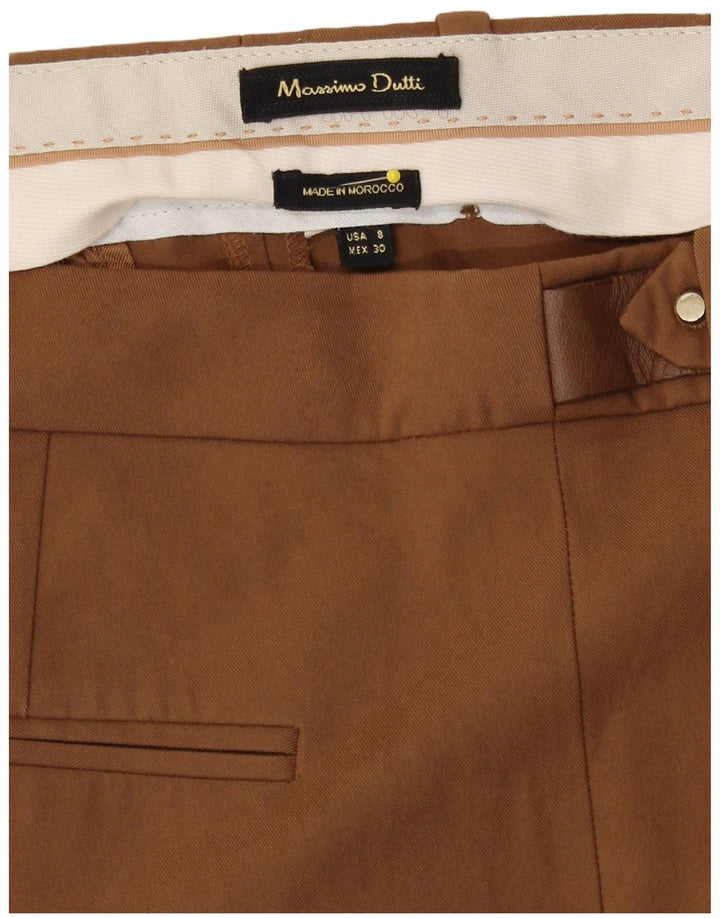 Pantaloni casual affusolati da donna Massimo Dutti EU 40 Medium W30 L27 Marrone
