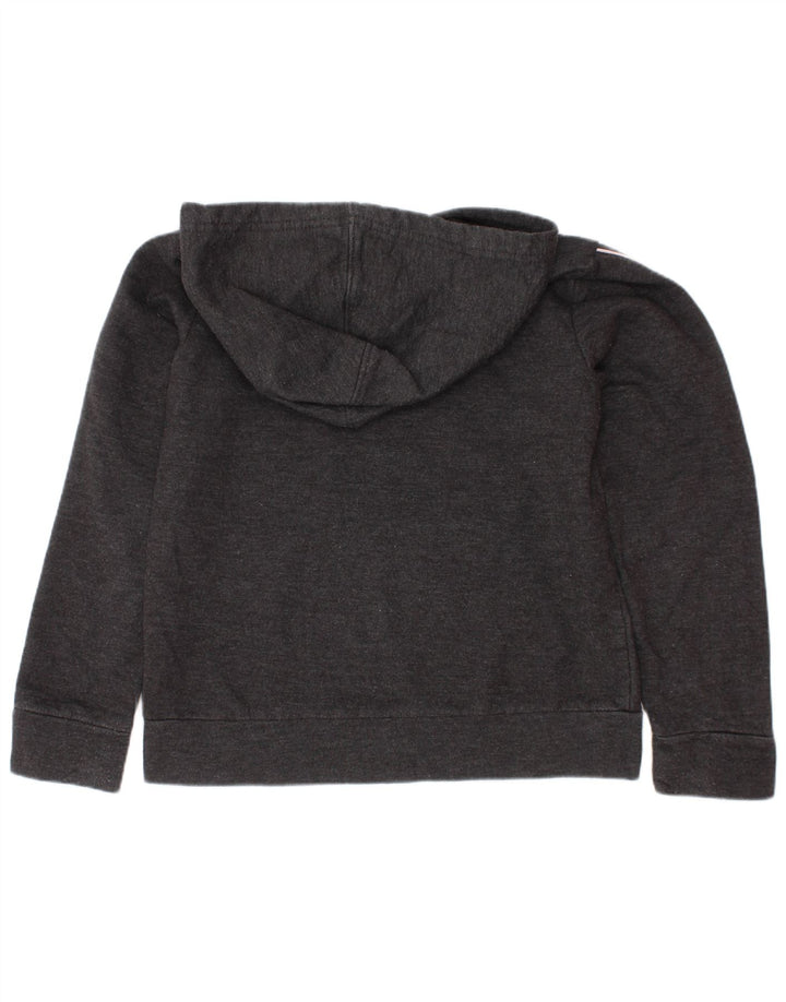 Felpa con cappuccio grafica per ragazze PUMA 6-7 anni piccola in cotone grigio