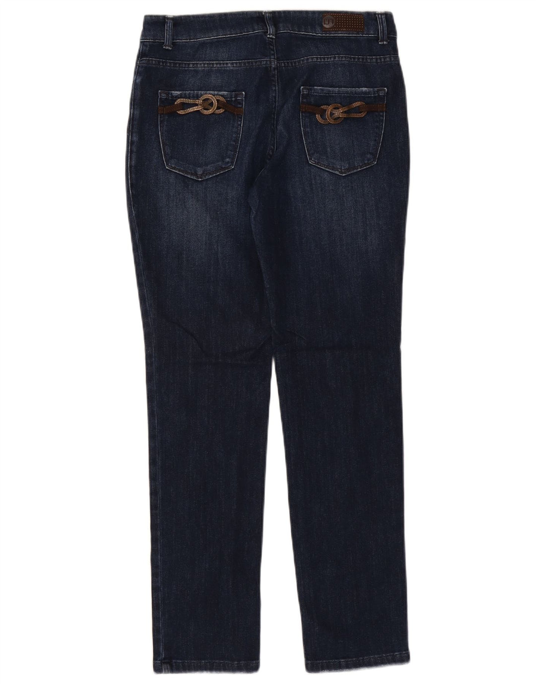 Jeans Donna Slim TRUSSARDI W29 L30 Blu Navy Cotone