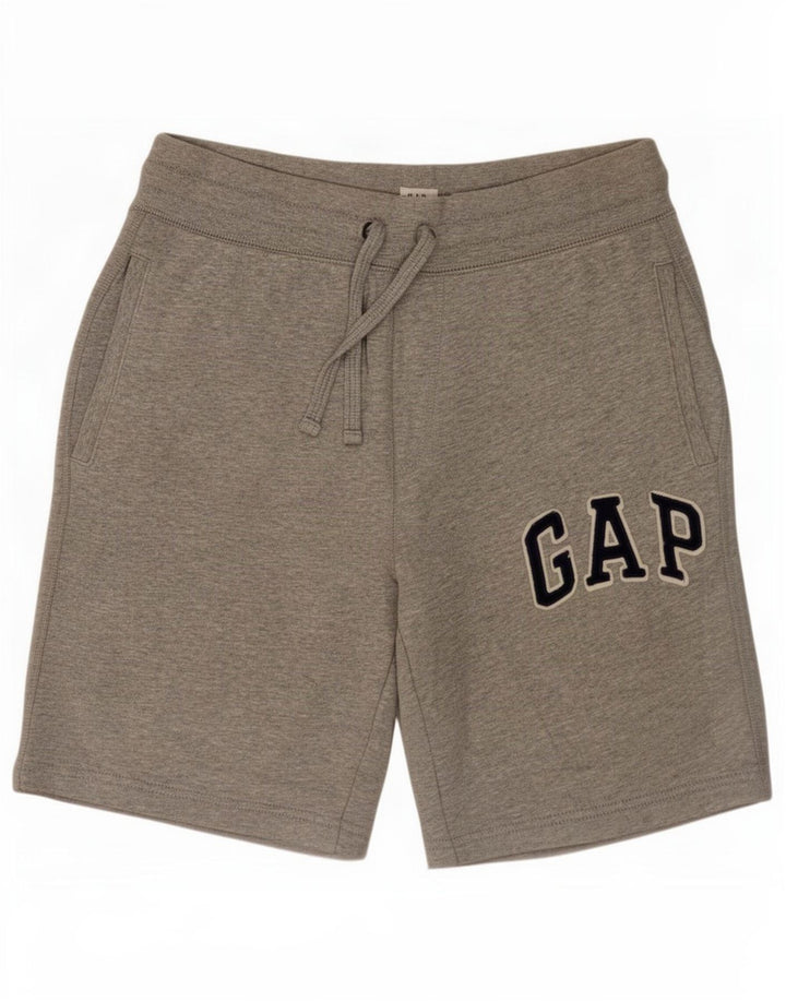 Pantaloncini sportivi grafici da uomo Gap piccoli in cotone grigio