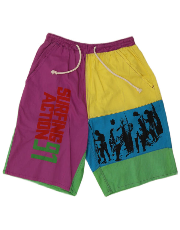 Pantaloncini da bagno per ragazzi Etirel 11-12 anni Large multicolore Colourblock