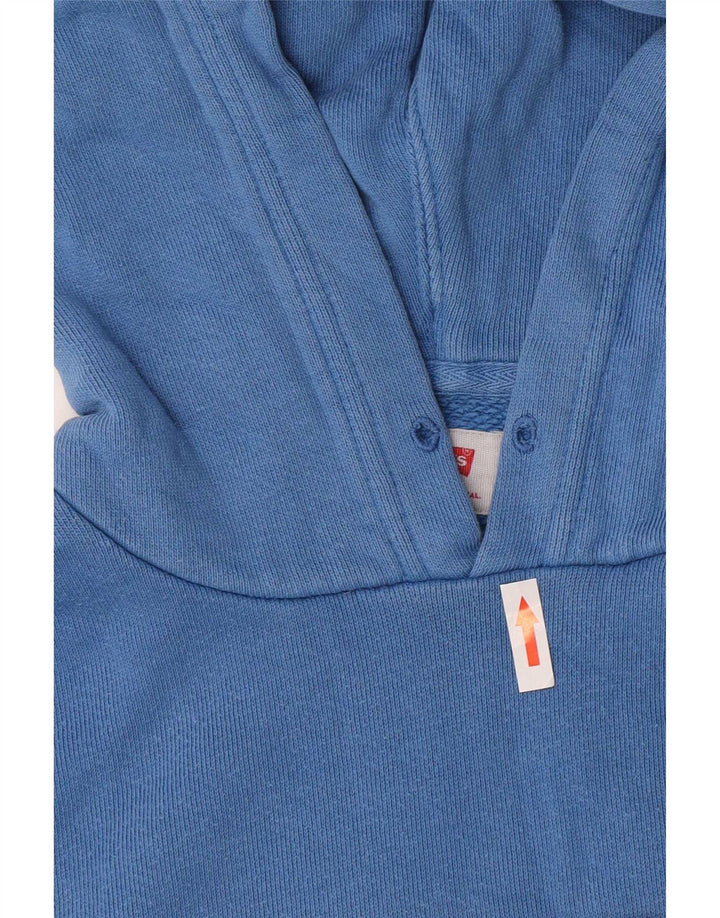 Maglione con cappuccio grafico da uomo Levi's piccolo blu