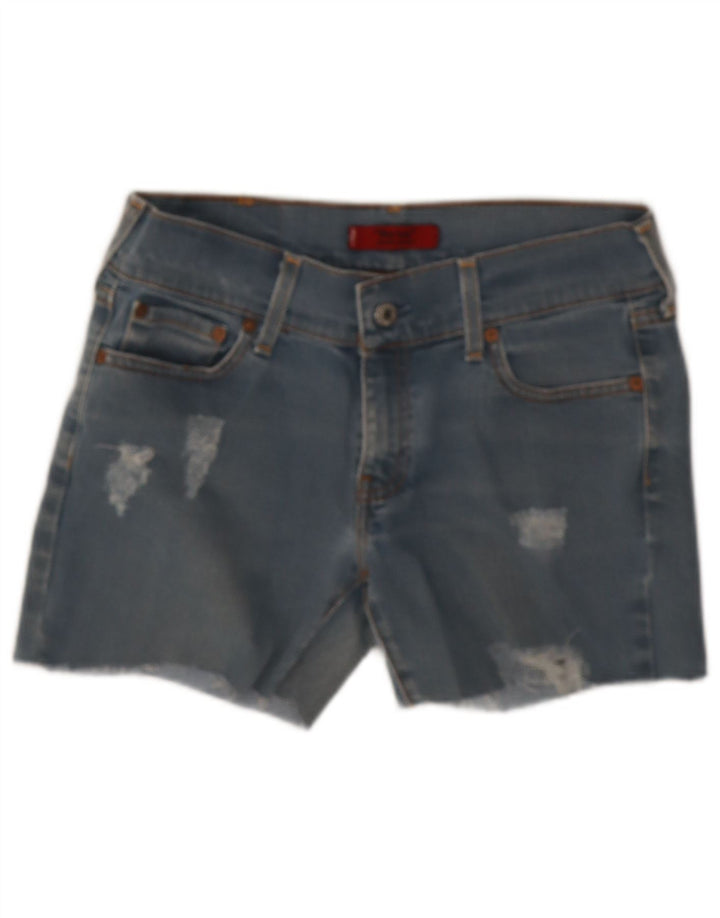 Pantaloncini Levi's da donna 559 in denim invecchiato W32 grande cotone blu